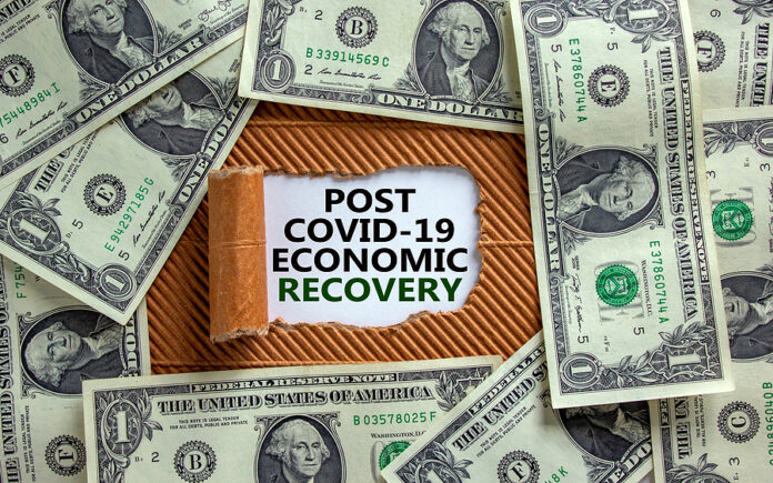 Post Covid-19 Recovery. The Words 'post Covid-19 Economic Recove Post Covid-19 Recovery. The Words 'post Covid-19 Economic Recovery