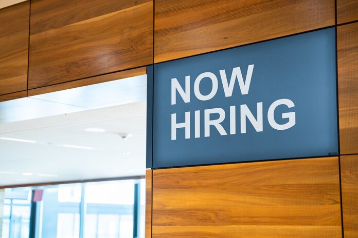Now Hiring Open Business Job Sign Board