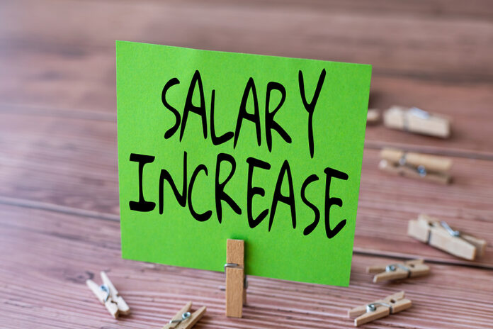 Inspiration Showing Sign Salary Increase. Concept Meaning An Inc