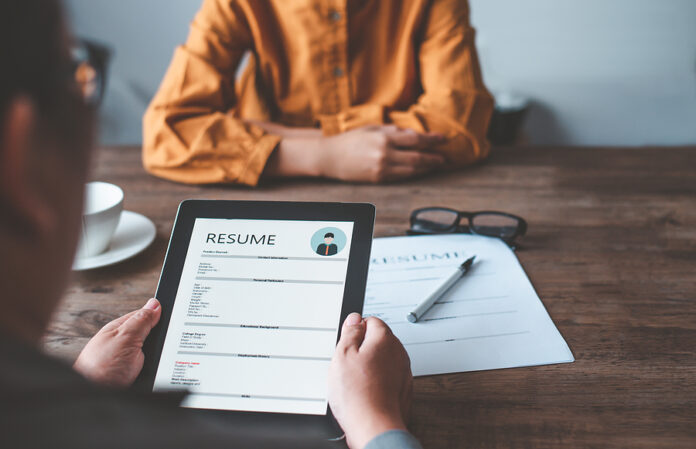 Hr Managers Are Interviewing Job Applicants Who Fill Out Their R