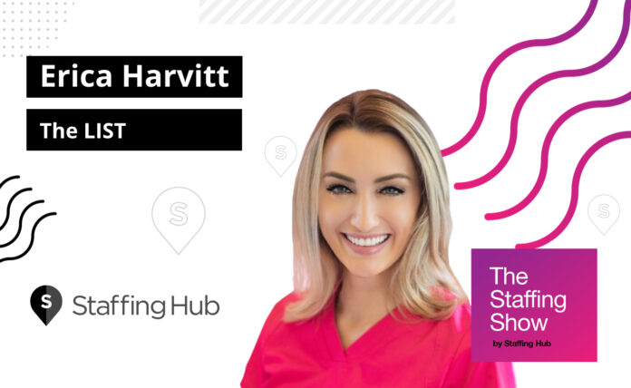 The Staffing Show - Harvitt Erica Harvitt, President and Founder of The LIST, on Creating a Hub for Traveling Healthcare Workers