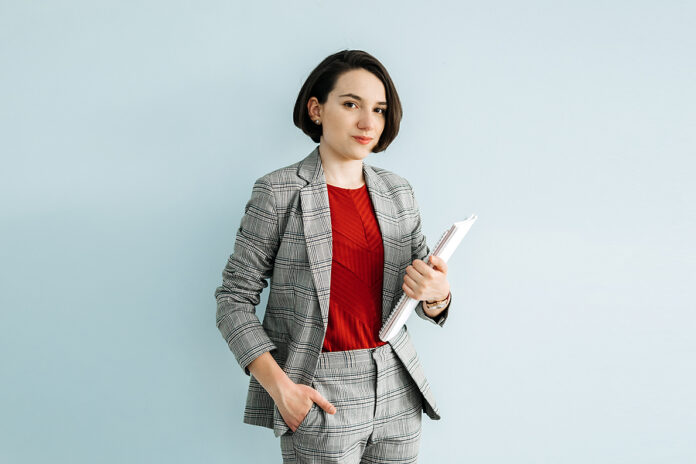 Young Professionals, Gen Z Working, First Job. Confident Young B