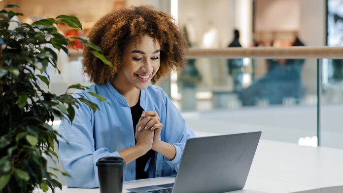 African American Girl Student Business Woman Female User Winner