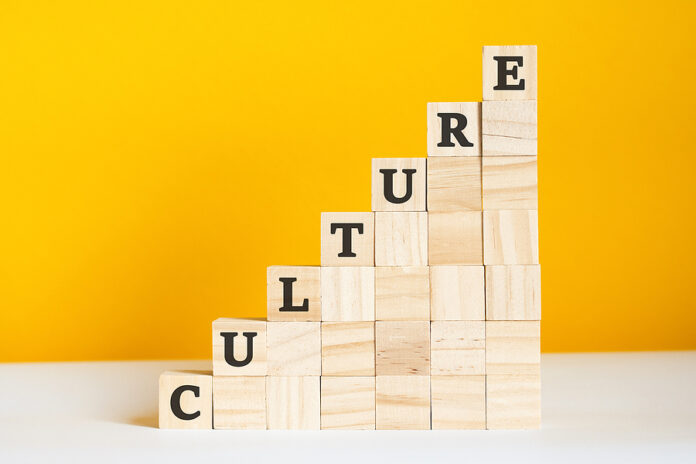 The Word Culture Is Written On A Wooden Cubes, Concept