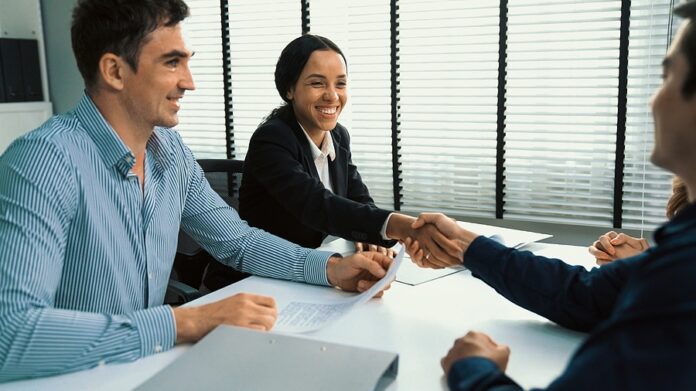 Commercial Contract Signed By Competent People Of Various Ethnic