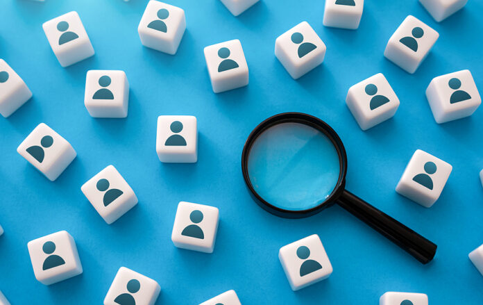 Search For New Job Applicants. Human Resources. Headhunter. Recr