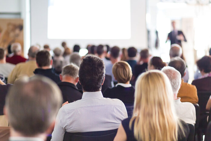 Audience in the lecture hall.